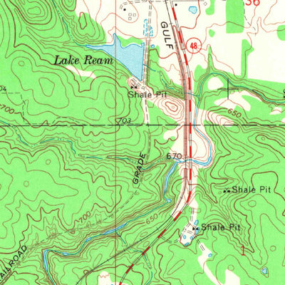 United States Geological Survey Wapanucka South, OK (1968, 24000-Scale) digital map