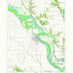 United States Geological Survey Wapello, IA (1965, 24000-Scale) digital map