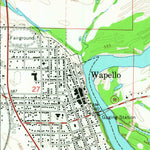 United States Geological Survey Wapello, IA (1965, 24000-Scale) digital map