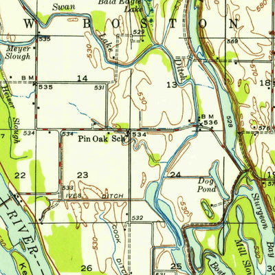 United States Geological Survey Wapello, IA-IL (1946, 62500-Scale) digital map