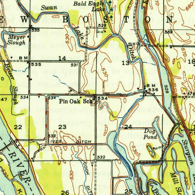 United States Geological Survey Wapello, IA-IL (1949, 62500-Scale) digital map