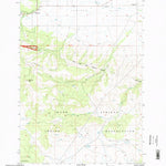 United States Geological Survey Wapinitia, OR (1996, 24000-Scale) digital map