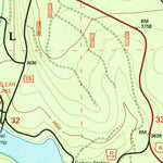 United States Geological Survey Wapinitia Pass, OR (1996, 24000-Scale) digital map