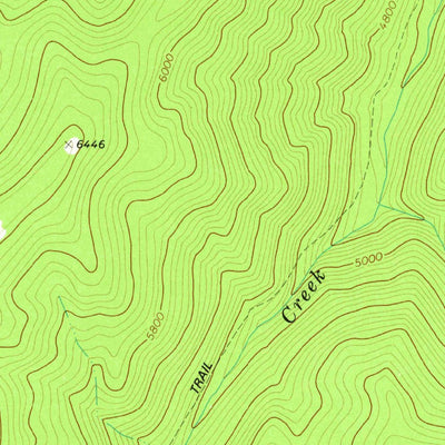 United States Geological Survey Wapiti Creek, ID (1978, 24000-Scale) digital map