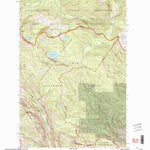 United States Geological Survey Wapiti Lake, MT (1999, 24000-Scale) digital map