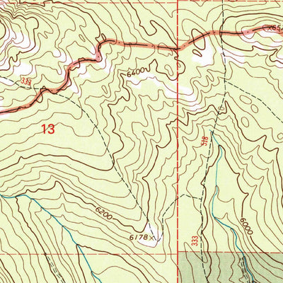 United States Geological Survey Wapiti Lake, MT (1999, 24000-Scale) digital map