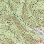 United States Geological Survey Wapiti Lake, MT (1999, 24000-Scale) digital map