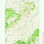 United States Geological Survey Wapiti, WY (1957, 62500-Scale) digital map