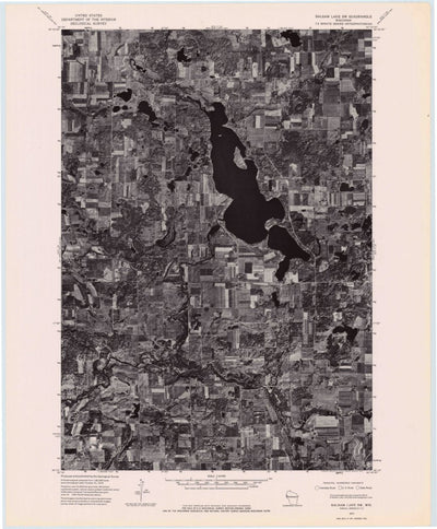 United States Geological Survey Wapogasset Lake, WI (1974, 24000-Scale) digital map