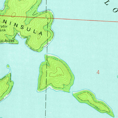United States Geological Survey Wappapello, MO (1966, 24000-Scale) digital map