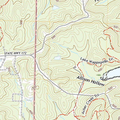 United States Geological Survey Wappapello, MO (2021, 24000-Scale) digital map