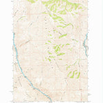 United States Geological Survey Wapshilla Creek, ID-OR (1963, 24000-Scale) digital map
