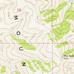 United States Geological Survey Wapshilla Creek, ID-OR (1963, 24000-Scale) digital map