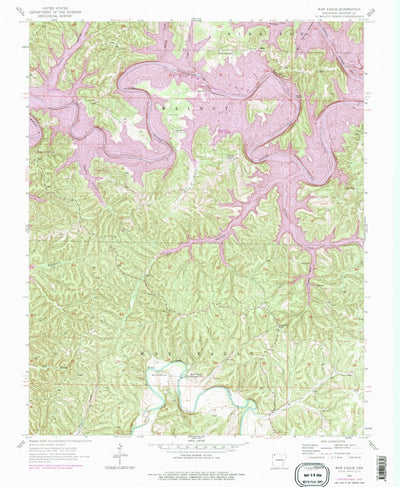 United States Geological Survey War Eagle, AR (1957, 24000-Scale) digital map