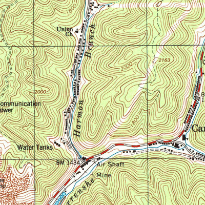 United States Geological Survey War, WV-VA (2001, 24000-Scale) digital map