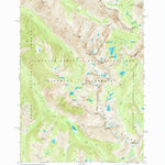United States Geological Survey Warbonnet Peak, ID (1972, 24000-Scale) digital map