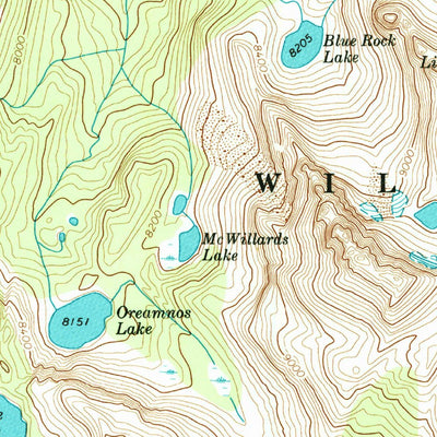 United States Geological Survey Warbonnet Peak, ID (1972, 24000-Scale) digital map