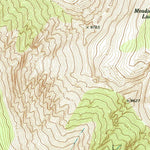 United States Geological Survey Warbonnet Peak, ID (1972, 24000-Scale) digital map