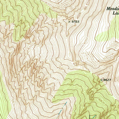 United States Geological Survey Warbonnet Peak, ID (1972, 24000-Scale) digital map