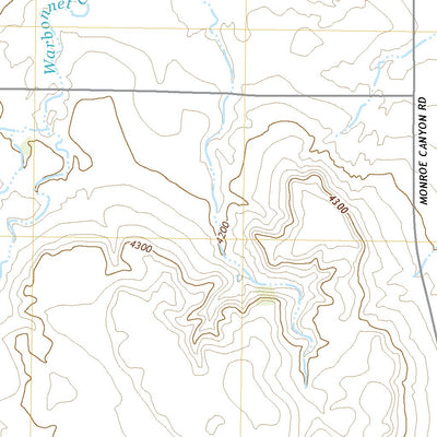 United States Geological Survey Warbonnet Ranch, NE (2021, 24000-Scale) digital map