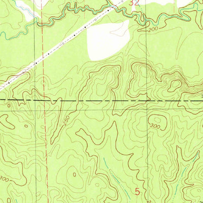 United States Geological Survey Ward, AL (1974, 24000-Scale) digital map