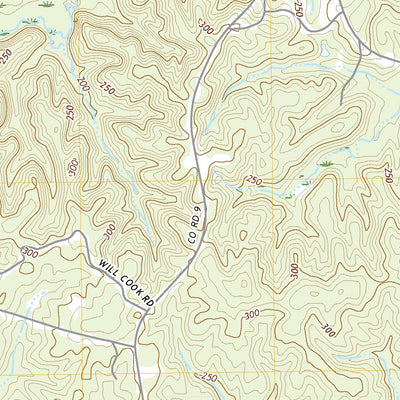 United States Geological Survey Ward, AL (2020, 24000-Scale) digital map