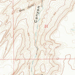 United States Geological Survey Ward Butte, OR (1968, 24000-Scale) digital map