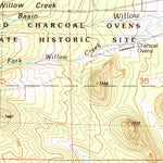 United States Geological Survey Ward Charcoal Ovens, NV (1990, 24000-Scale) digital map