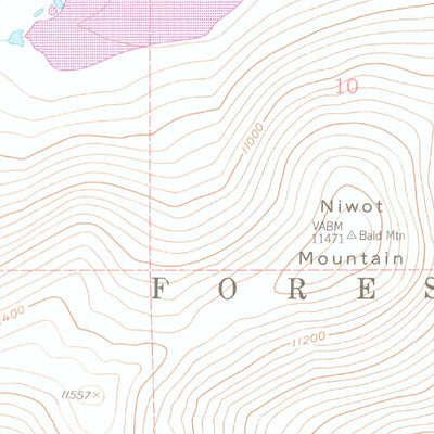 United States Geological Survey Ward, CO (1957, 24000-Scale) digital map