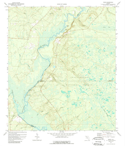 United States Geological Survey Ward, FL (1968, 24000-Scale) digital map