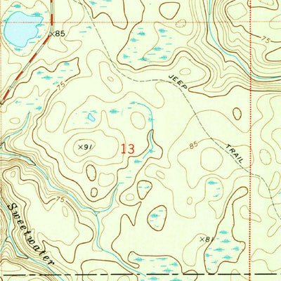 United States Geological Survey Ward, FL (1968, 24000-Scale) digital map