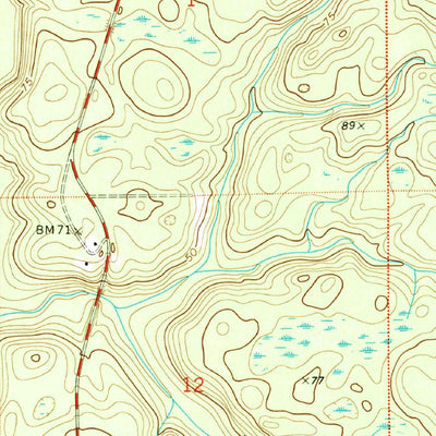 United States Geological Survey Ward, FL (1968, 24000-Scale) digital map