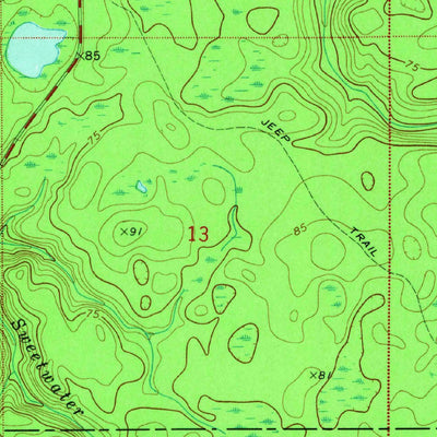 United States Geological Survey Ward, FL (1972, 24000-Scale) digital map