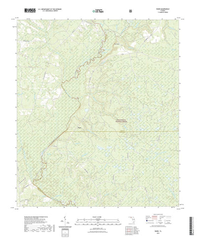 United States Geological Survey Ward, FL (2021, 24000-Scale) digital map