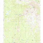 United States Geological Survey Ward Mountain, CA (1982, 24000-Scale) digital map