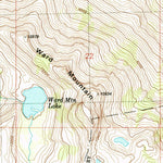 United States Geological Survey Ward Mountain, CA (1982, 24000-Scale) digital map