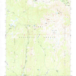 United States Geological Survey Ward Mountain, CA (1990, 24000-Scale) digital map