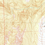 United States Geological Survey Ward Mountain, NV (1990, 24000-Scale) digital map