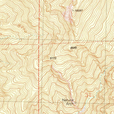 United States Geological Survey Ward Mountain, NV (1990, 24000-Scale) digital map