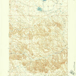 United States Geological Survey Wardel Reservoir, WY (1951, 24000-Scale) digital map