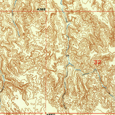 United States Geological Survey Wardel Reservoir, WY (1951, 24000-Scale) digital map