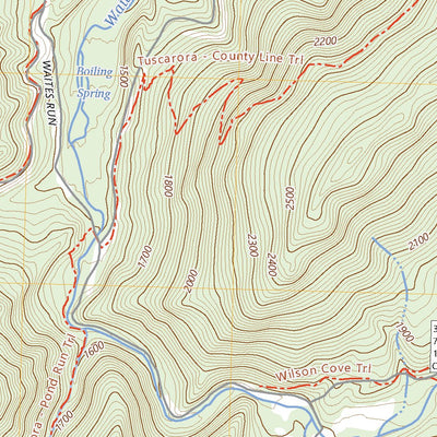 United States Geological Survey Wardensville, WV (2023, 24000-Scale) digital map
