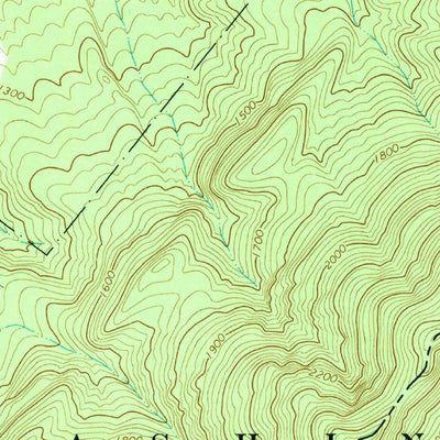 United States Geological Survey Wardensville, WV-VA (1965, 24000-Scale) digital map