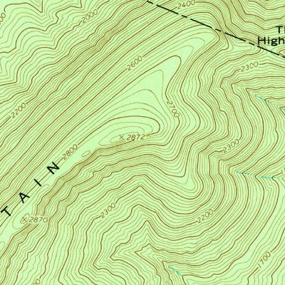 United States Geological Survey Wardensville, WV-VA (1965, 24000-Scale) digital map