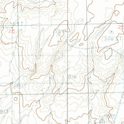 United States Geological Survey Wards Dam, MT (1984, 24000-Scale) digital map