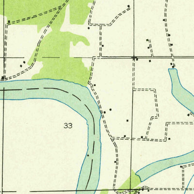 United States Geological Survey Wardview, LA (1932, 31680-Scale) digital map