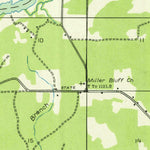 United States Geological Survey Wardview, LA (1932, 31680-Scale) digital map