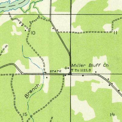 United States Geological Survey Wardview, LA (1932, 31680-Scale) digital map