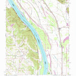 United States Geological Survey Ware, IL-MO (1947, 24000-Scale) digital map