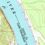 United States Geological Survey Ware, IL-MO (1947, 24000-Scale) digital map